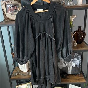 Chelsea & Violet Charcoal Blouse